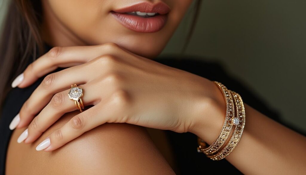 découvrez notre collection de bagues bracelets pour femme, alliant élégance, tendance et raffinement pour sublimer toutes vos tenues.