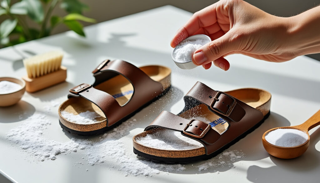 découvrez comment nettoyer efficacement vos birkenstock avec du bicarbonate de soude pour leur redonner éclat et fraîcheur facilement.