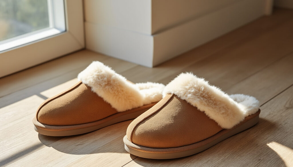 découvrez les ugg tazz sand, des chaussons alliant confort exceptionnel, daim doux et laine chaude pour des pieds bien au chaud toute la journée.
