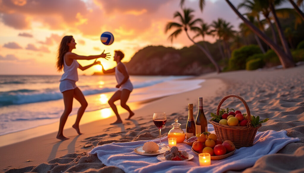découvrez des idées originales de jeux d'amour à la plage pour vivre des moments romantiques inoubliables en bord de mer avec votre partenaire.