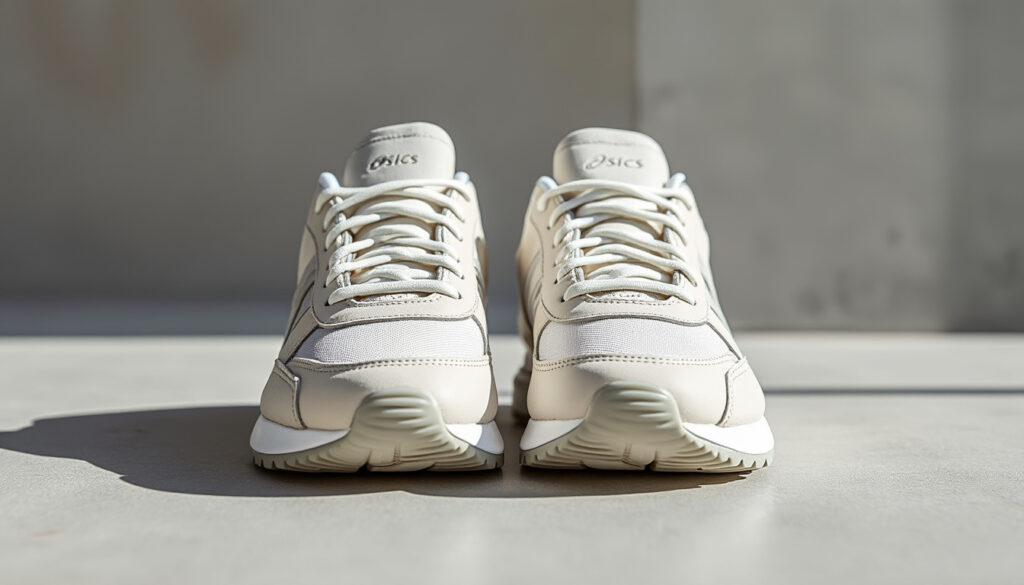 découvrez les asics gel nyc cream cloud grey, des sneakers alliant confort optimal et style moderne, parfaites pour un look urbain et décontracté.