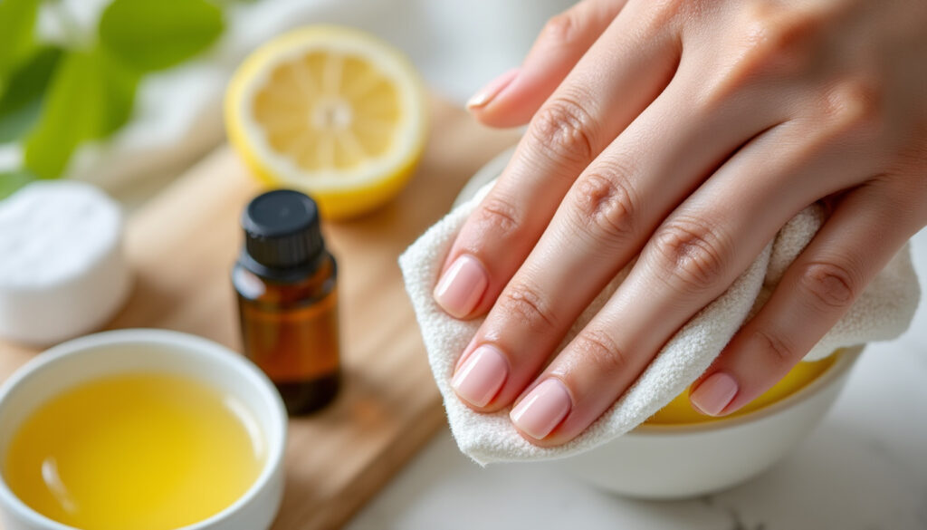 découvrez les astuces de natacha pour dégraisser un ongle efficacement sans utiliser de cleaner, pour des ongles propres et prêts à être vernis.