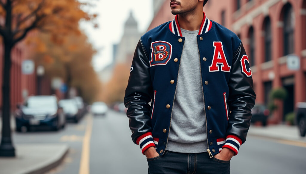 découvrez notre collection de vestes letterman personnalisées pour homme, alliant style varsity classique et touche moderne unique. personnalisez la vôtre dès maintenant pour un look tendance et authentique.