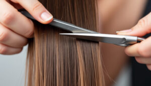 découvrez comment éliminer efficacement les pointes abîmées avec une coupe fourche cheveux pour des cheveux sains et revitalisés.