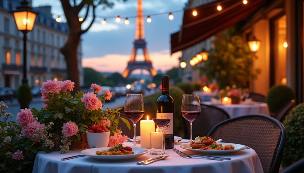 découvrez les meilleures adresses à paris pour un dîner romantique inoubliable. ambiance magique, plats délicieux et cadre parfait pour une soirée à deux mémorable.